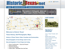 Tablet Screenshot of historictexas.net